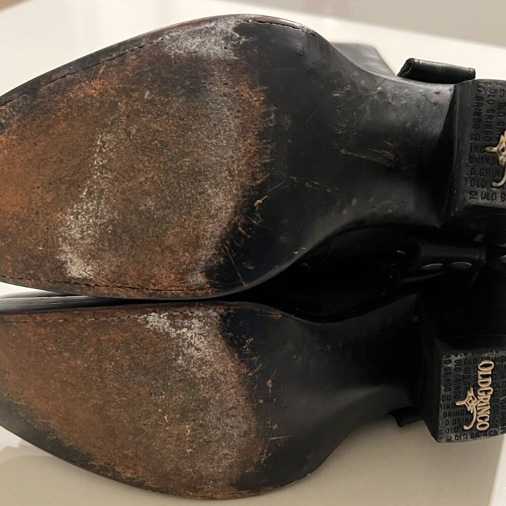 Classic RARE Old Gringo Tall Harness Boot Size 8 - Picture 4 of 16